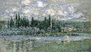 Claude Monet View of Vetheuil sur Seine painting